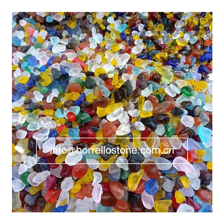 Beach glass, Sea glass, Tumbled glass pebble Garden glass