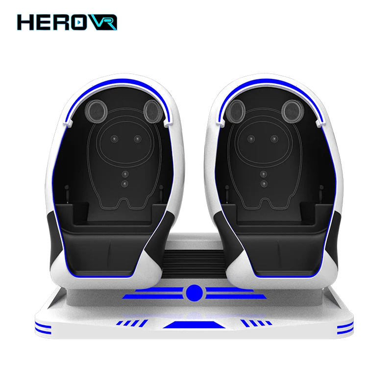 HEROVR Arcade Room High Quality Images 9D Vr Roller Coaster Game Machine Simulator