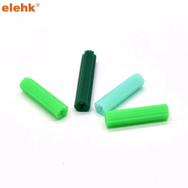 Пластиковый якорь для расширения Elehk зеленый пластиковый настенный штекер расширительный зеленой стены