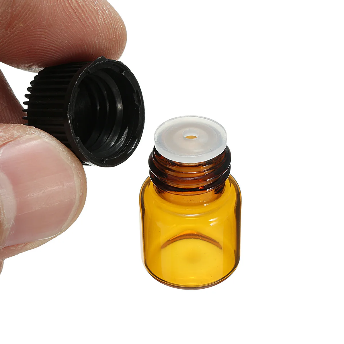 Free Shipping screw cap perfume mini 1ml glass bottles