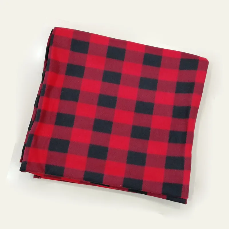 Wholesale Buffalo Check Blanket 100% Polyester Plaid Fleece Blanket Tartan Blanket For Holiday