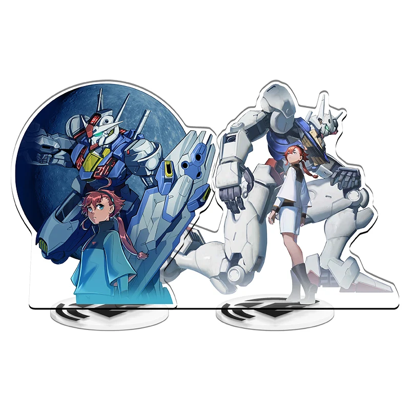 14CM Ghost in the Shell SAC 2045 Mobile Suit Gundam THE WITCH FROM MERCURY anime Standee Stand figures derivatives Customized