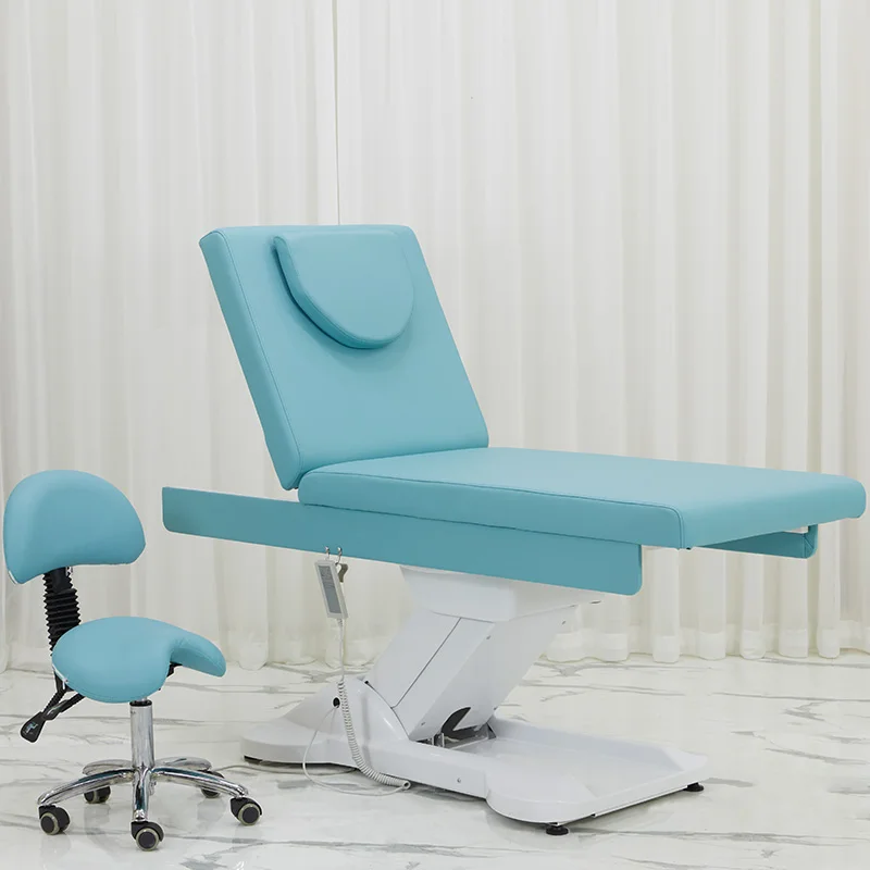 High Quality Adjustable wide size Electric Massage Table Bed with 2 motors for beauty salon