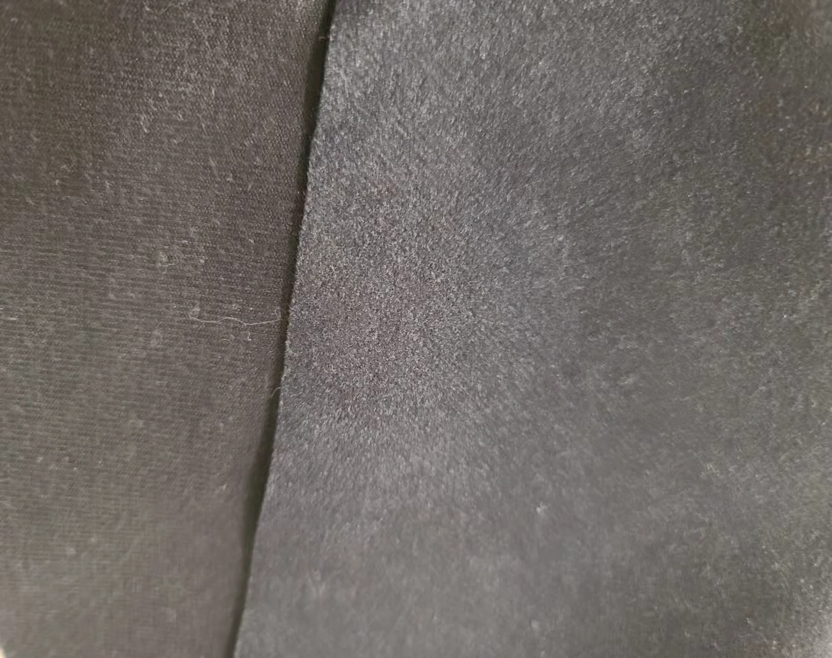 400gsm woolen cloth fabric plain coating Single sided wool fabric