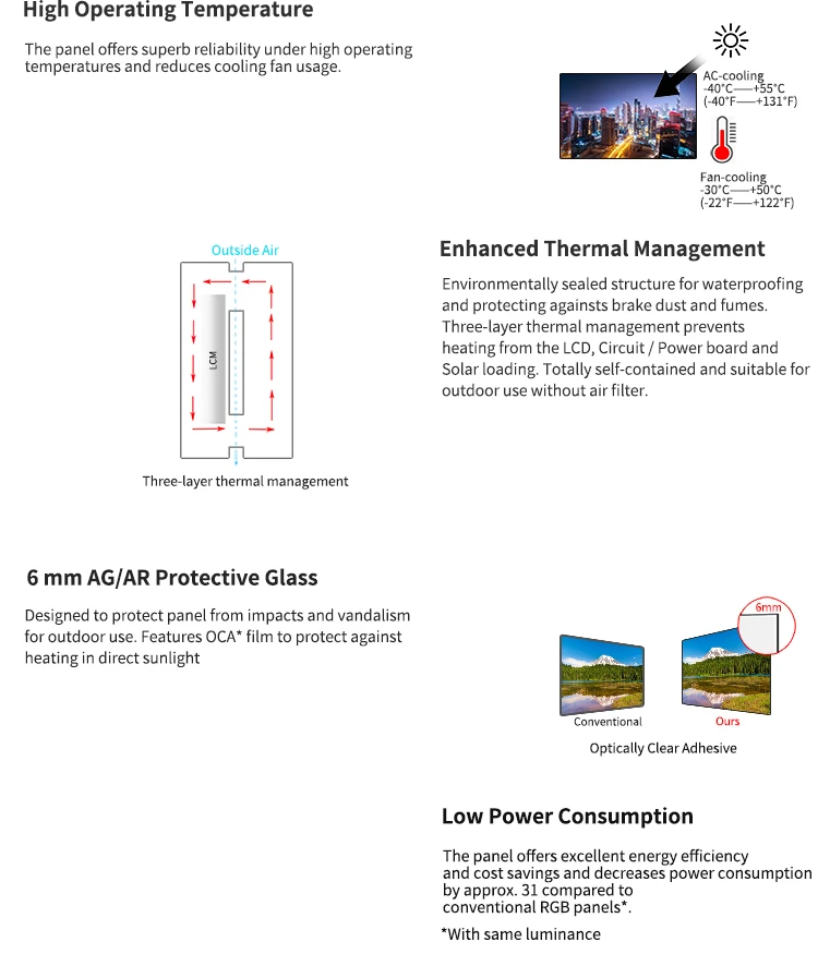 60 Inch TFT LCD tv Solar Charging Monitor Outdoor Display Digital Signage with Waste Container