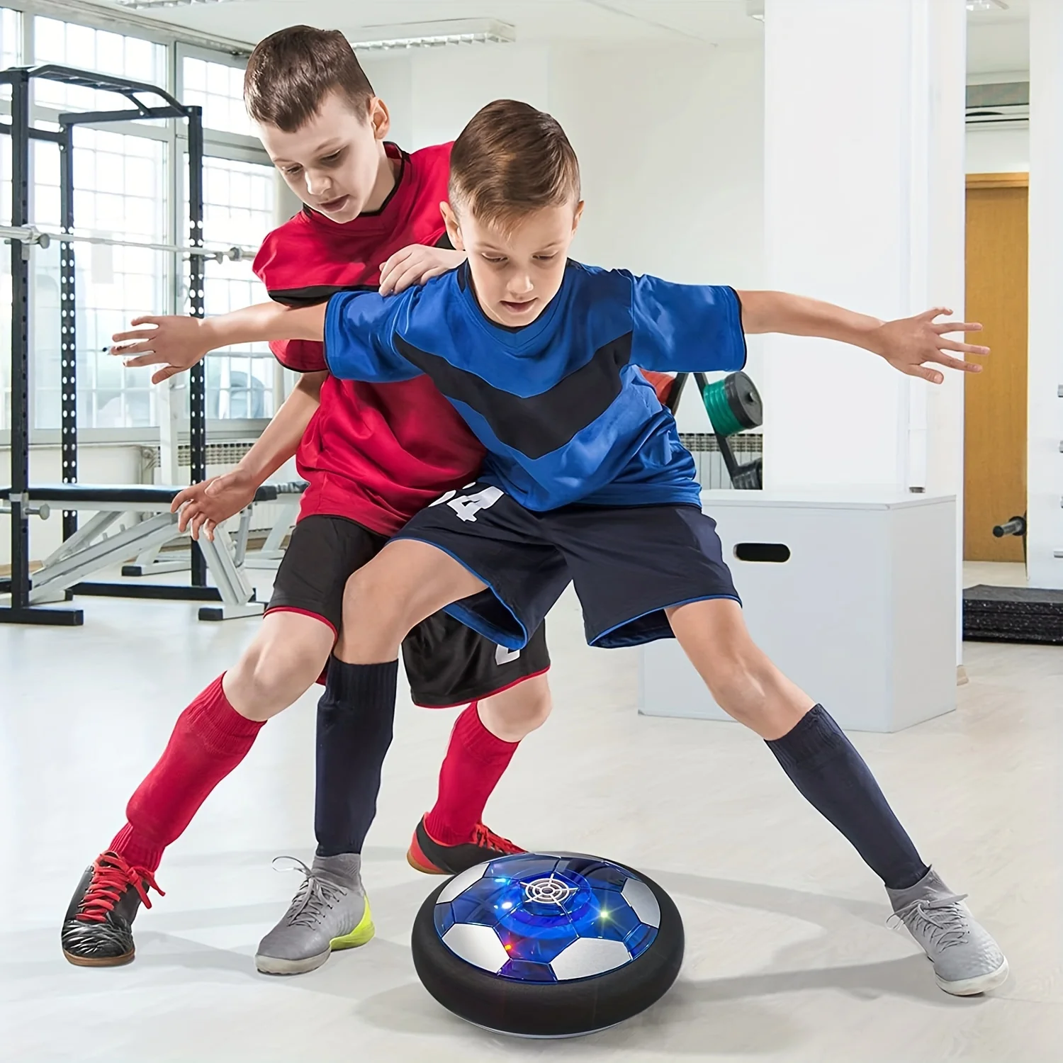 Hover Soccer Ball for Kids Boy Birthday Gifts  Indoor Toy Games Gift for Boys Age 6, 7, 8, 9, 10 Year Old - Light-Up Toys Game