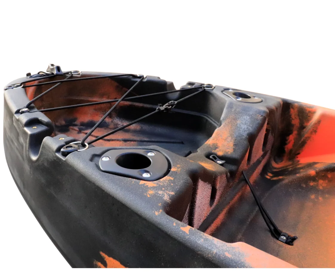 Factory Wholesale 12ft Paddle Plastic Sit On Top River Hdpe Double Seat  2 Person Kayak canoe/kayak