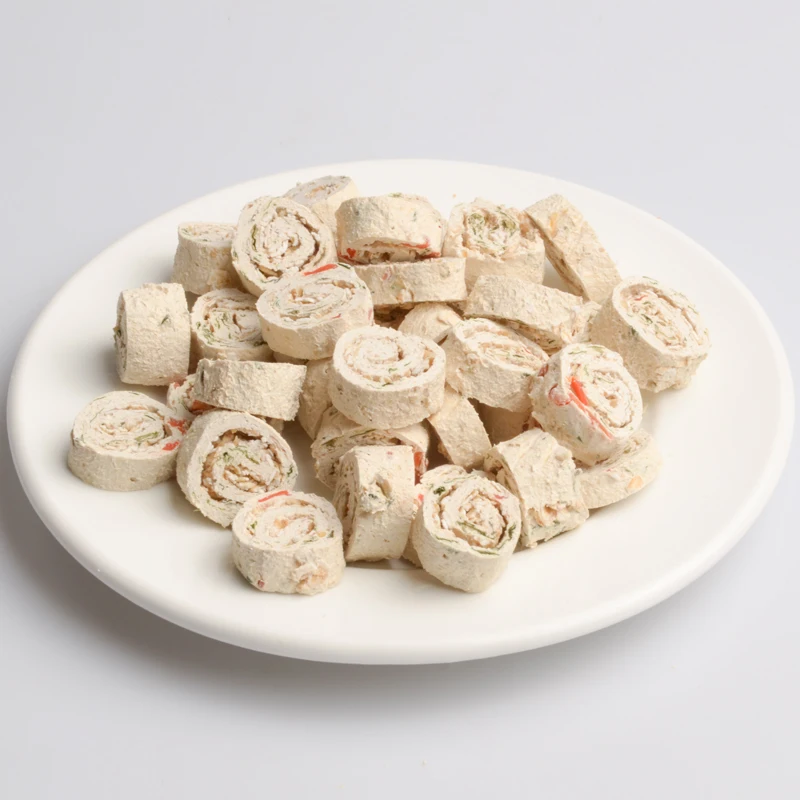 Новая Высококачественная треска кошачья закуска жирная шерсть оптовая цена ролл из трески и овощей