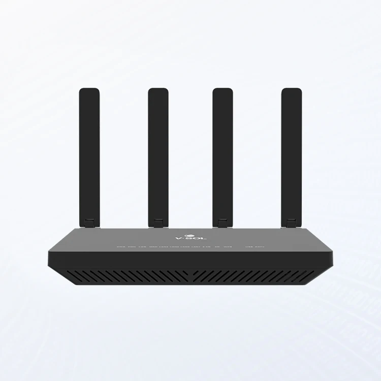 VSOL V2804AX15T 1XPON+4GE+1USB3.0+CATV+WiFi6 HGU ONT AX1500  router Dual Mode tray-mounted Fiber Structure