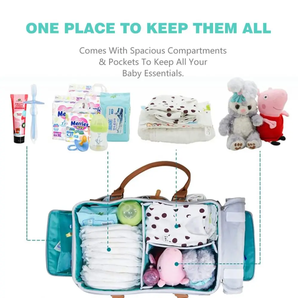 Factory Price Bed Organizer Hanging Diaper Organizer Storage Boxes & Bins Clothing Organizer for Crib Factory Direct Sales China