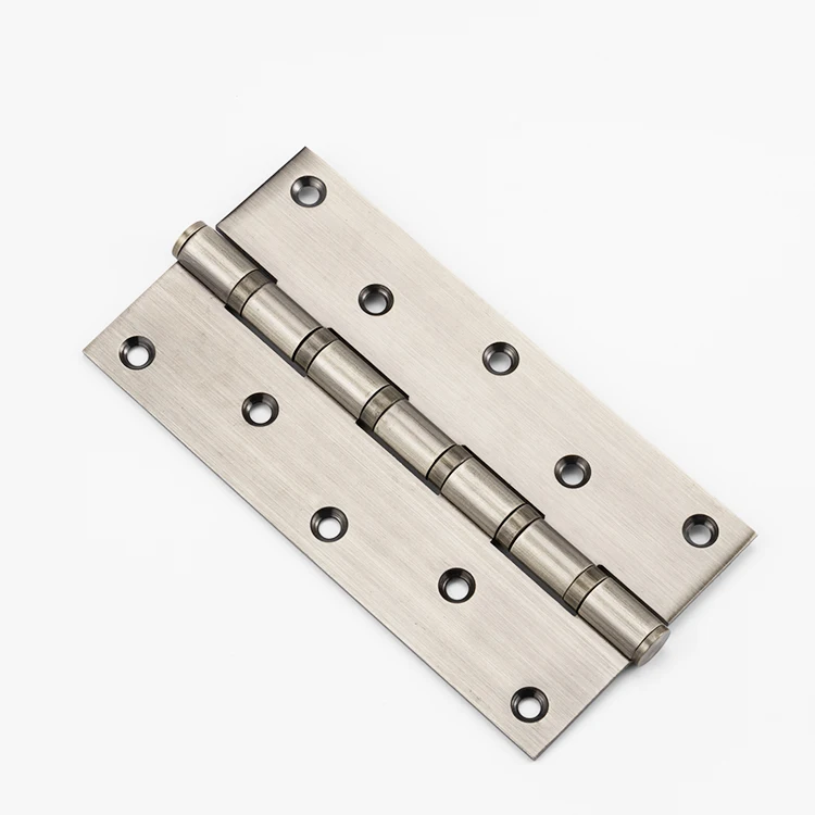 Guide 8 inch stainless steel 201 flat door hinges mute bearing wooden  door hinge with screw