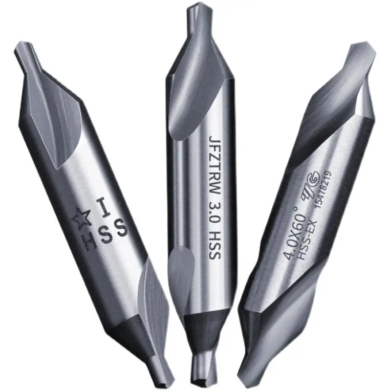 Custom Center Drill 2 Flutes HRC70 CNC Machine Milling Tools Metal Cemented Carbide Center Drill Bits For Metal