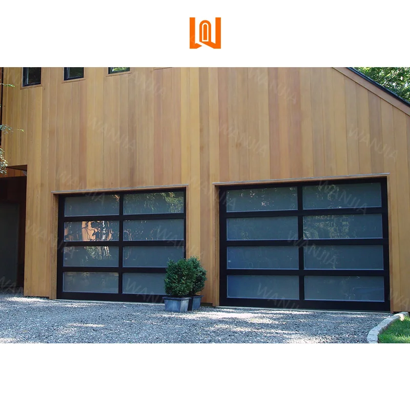 Fast Shipping Rolling Modern Garage Doors Aluminum Garage Doors Residential House Custom Exterior Electric Garage Doors