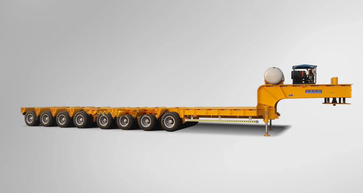 Low Price and High Quantity 8 Axle Low Bed Semi Trailer Price/ Gooseneck Low Loader Trailer /Lowbed Trailer for Sale