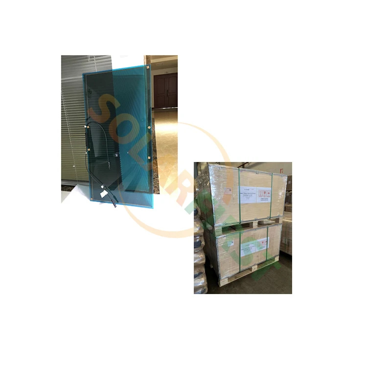 Competitive Price Glass New Bipv Cdte Transparent Solar Thin Film Panel
