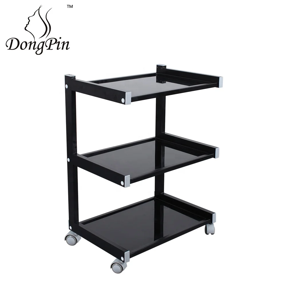 tool trolley cart beauty salon trolley with lamp holder