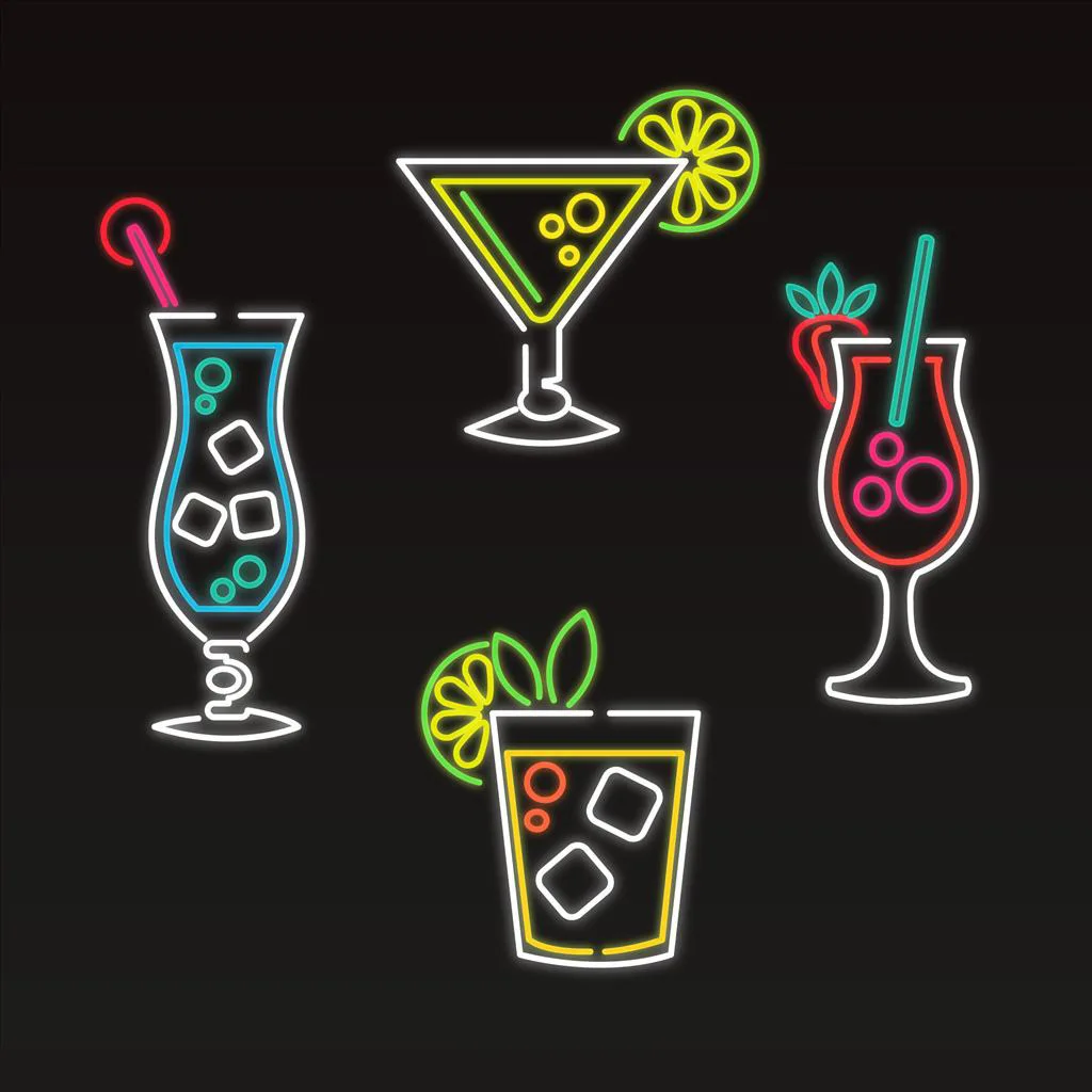 Custom  Beer Led  Neon Night Light shop neon sign