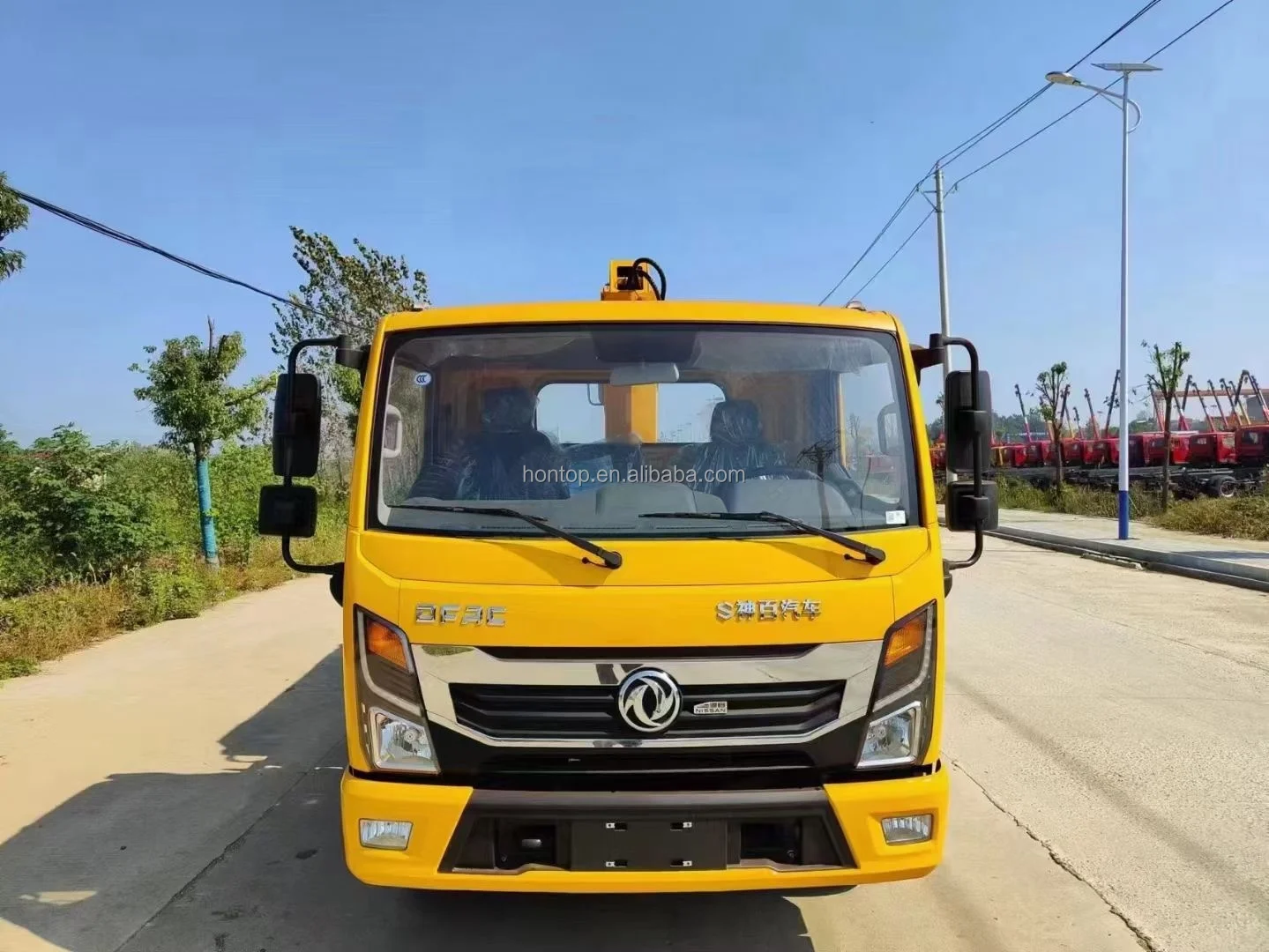 Dongfeng 5ton Truck Crane with 5ton Crane & 20M Aerial Work Platform Vehicle Telescopic Arm Bucket Truck for sale