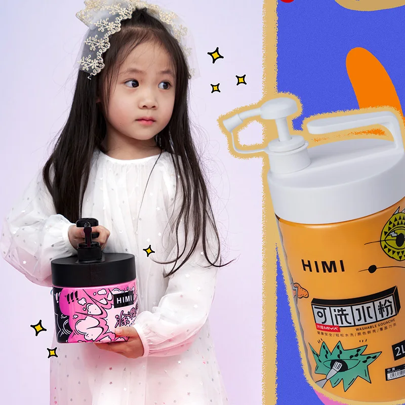 HIMI colours acrylic paint bottles 1L acrylic paint set