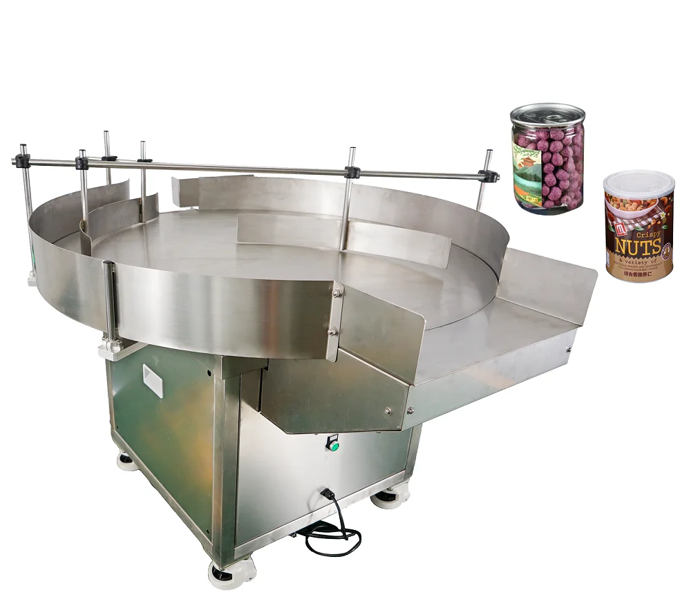 304 Stainless Steel Rotary Table Jar Tin Bottle Collection Accumulation Table