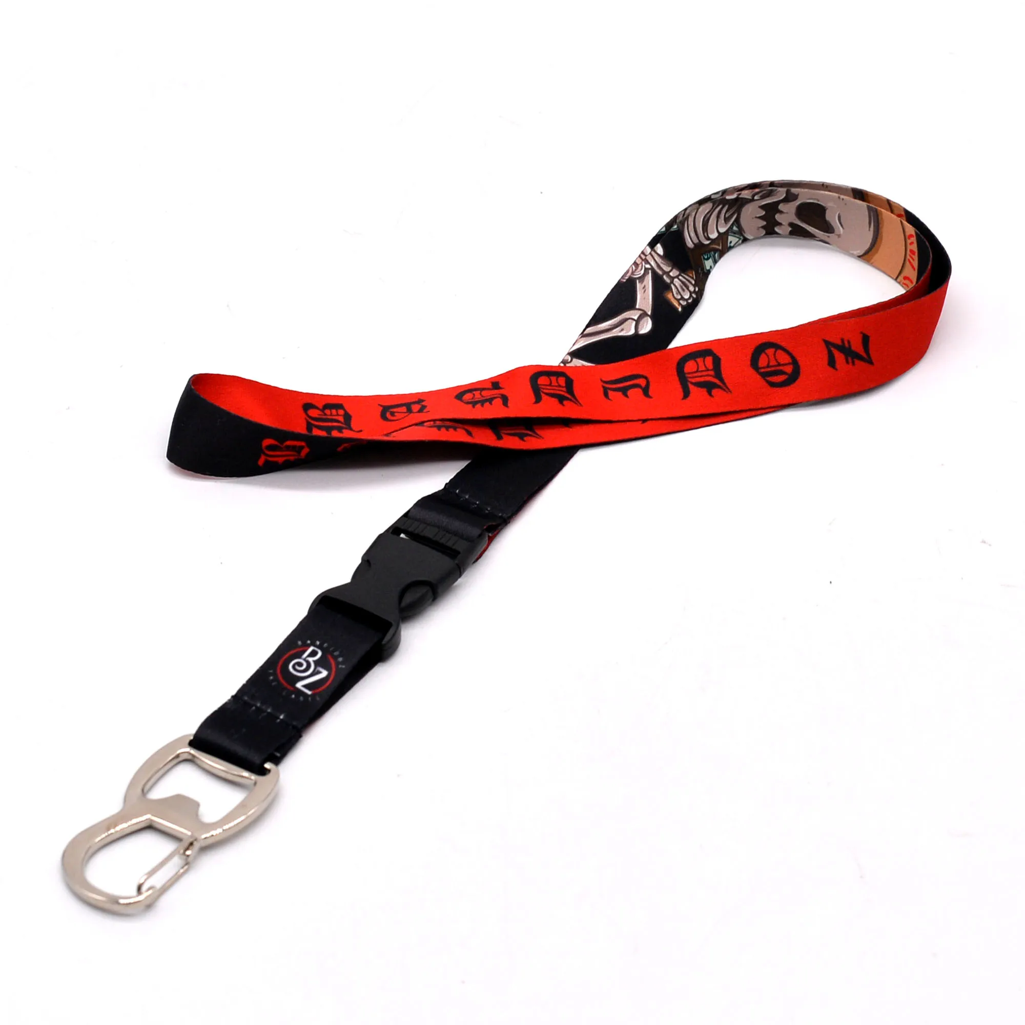 BSBH лидер продаж открывалка для пива полиэфирный нейлоновый шнурок брелок с индивидуальным логотипом сублимационный принт шейный ремешок бутылок