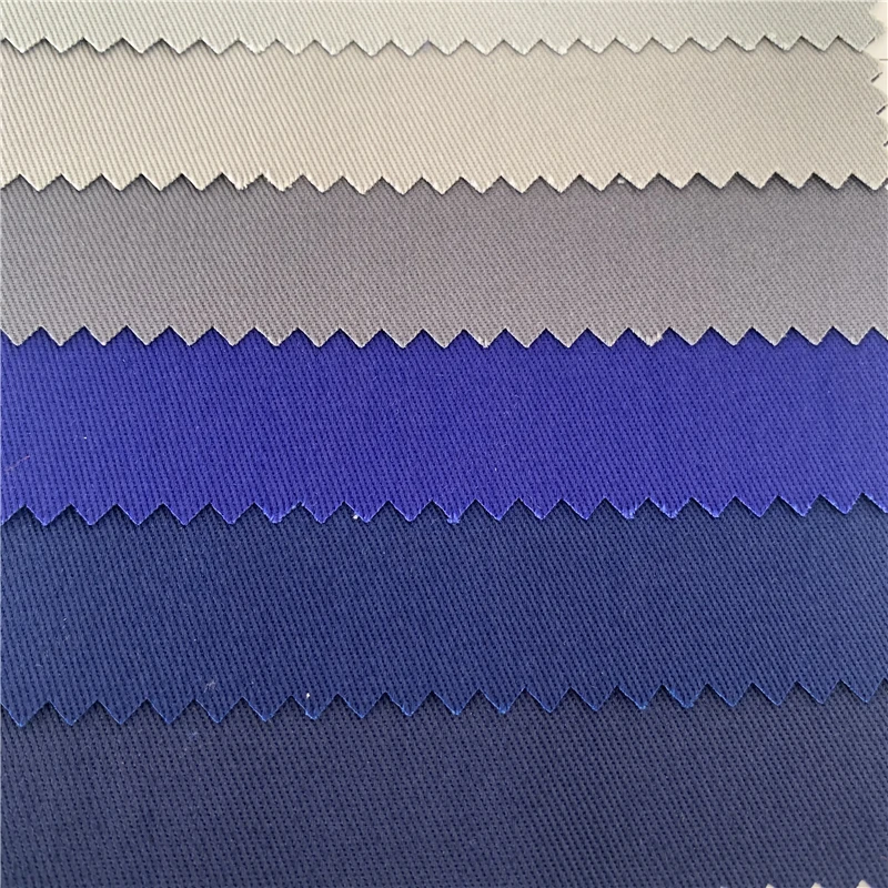Tc Fabric 65 Polyester 35 Cotton TC 20*16 120*60 TWILL Plain Dyed Clothing Fabric