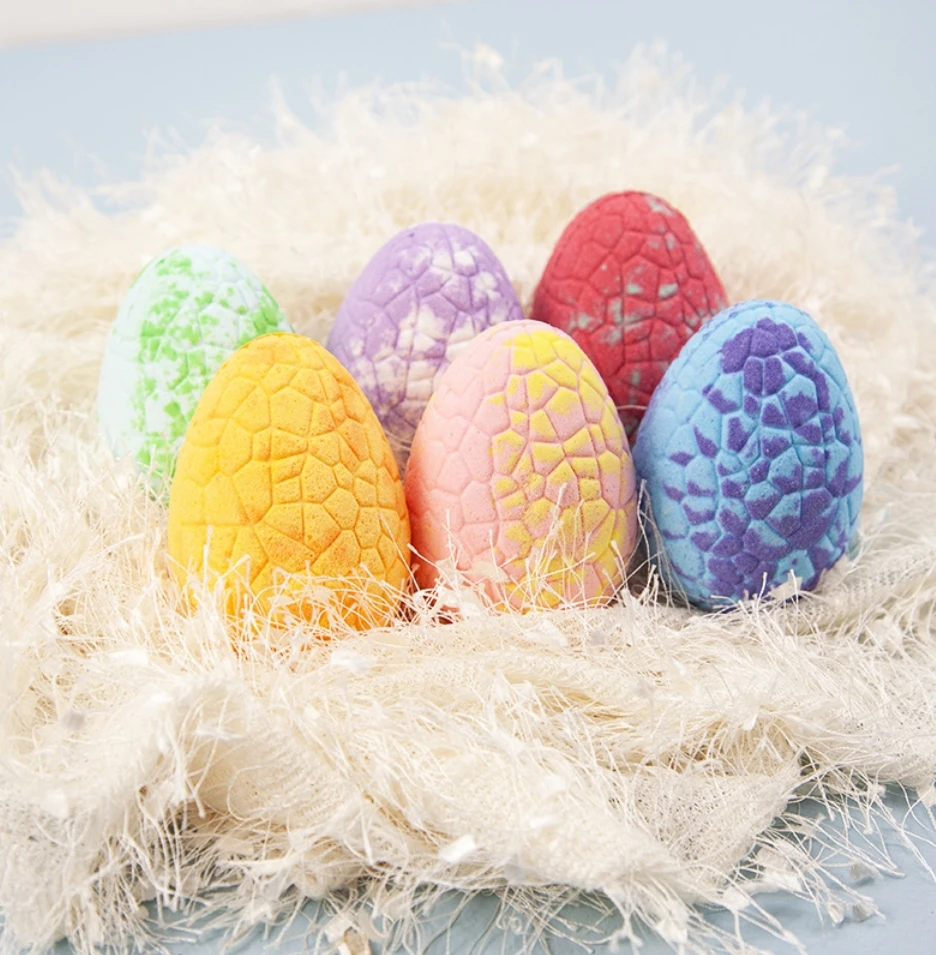 Pure Organic Dinosaur Egg Bath Bomb for Adults Kids Surprise Toys & Aromatherapy Oil Fizzers