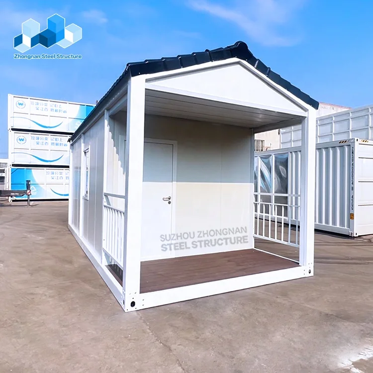 Zhongnan Detachable Custom flat pack house panelready home cheap tiny house modular portable prefabricated container houses