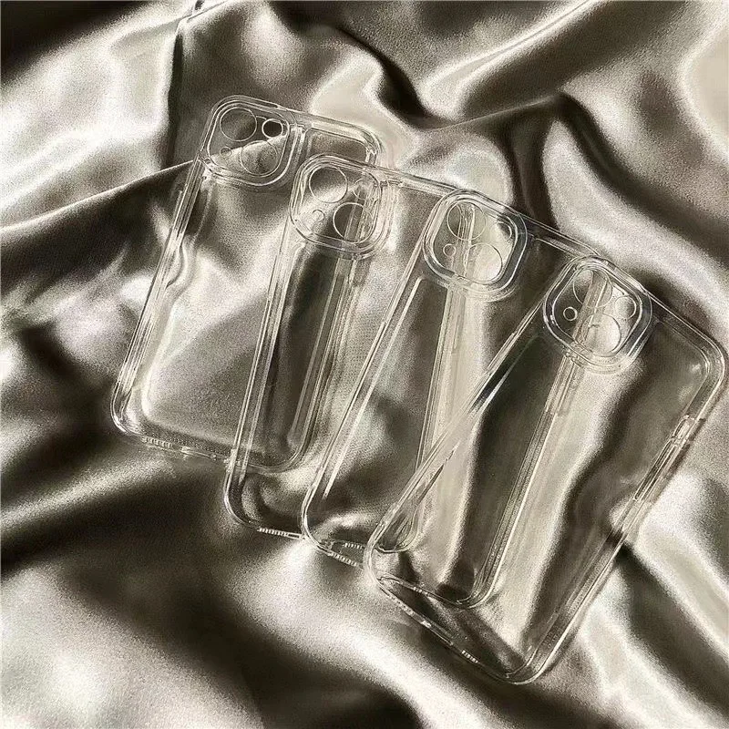 Good Quality Ultra Thin Slim Clear Soft TPU case for iPhone 15 13 14 12 ,Ultra Thin Transparent case  for iPhone 15 14 13 Pro