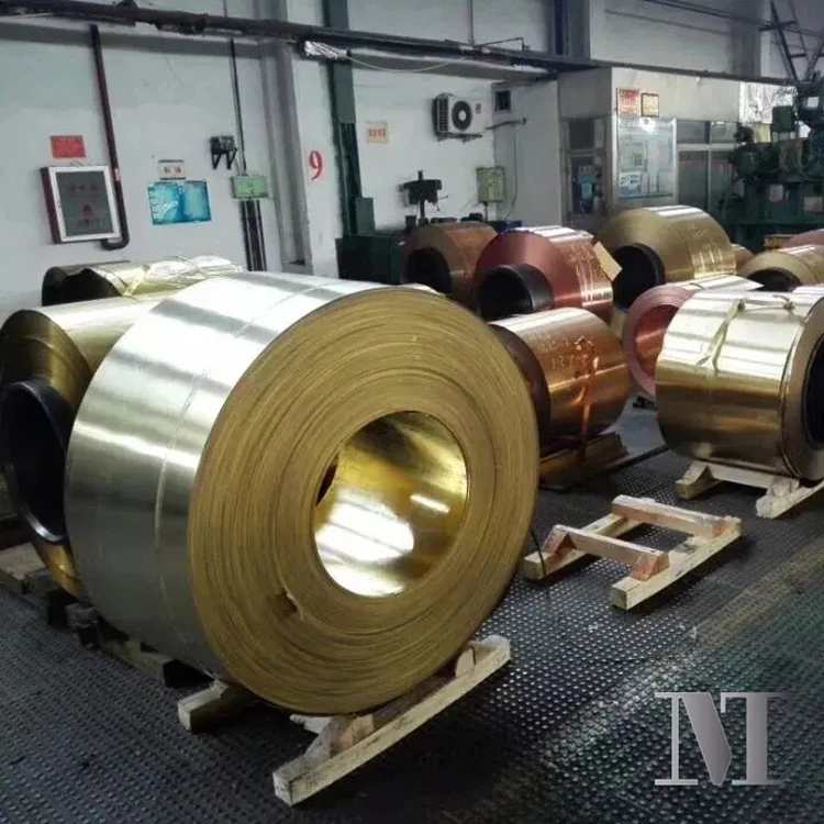 Brass foil Strip Brass Copper coil 1 -1220mm Width and 0.01mm - 200mm Thickness Rolled brass strip coil