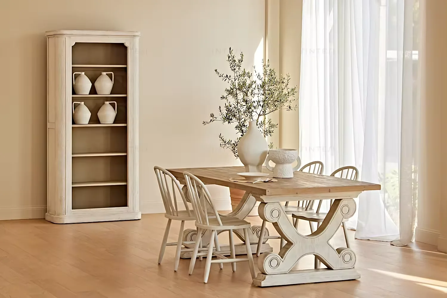 Japanese Style Wooden Cabinet Recycled Pine Storage Furniture for Living Room Dining Hall Farmhouse and Hotel Use