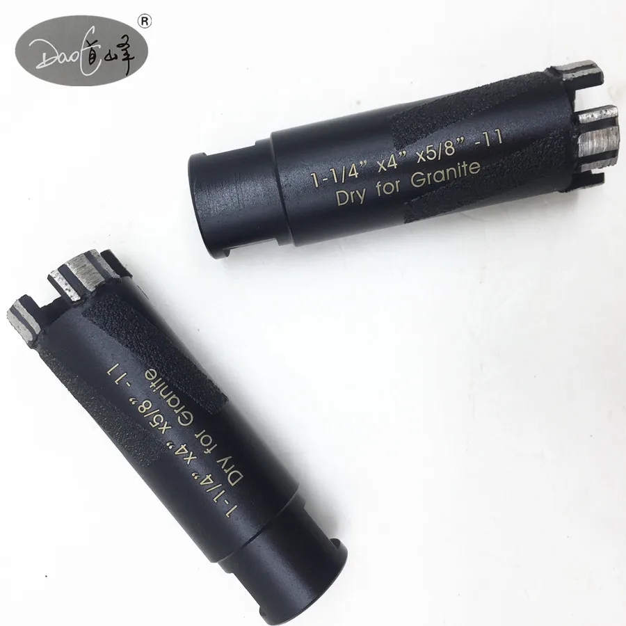 Daofeng 2013 hot selling 1-3/8 Inch Dry Diamond Core Drill Bit 5/8'-11 Thread for Granite core drill bit dry drill bit