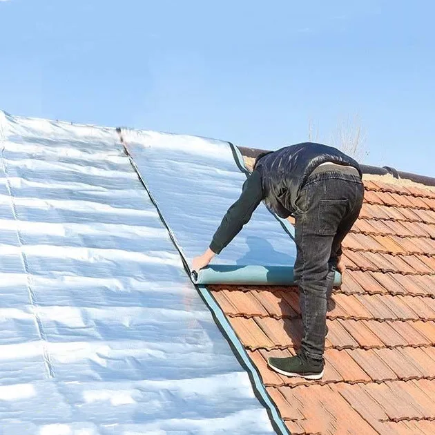 High viscosity strong Double Sided Adhesive Aluminum Foil Bitumen Asphalt Flashing Waterproof Tape for Roof Repair