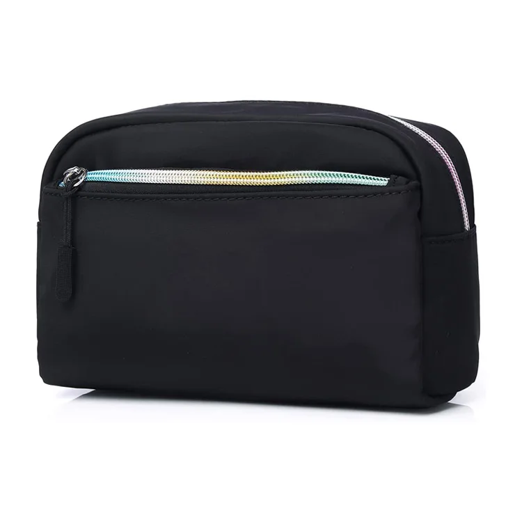 Travel Fashion Rainbow Zipper Cosmetic Gift Bag for Women and Girls