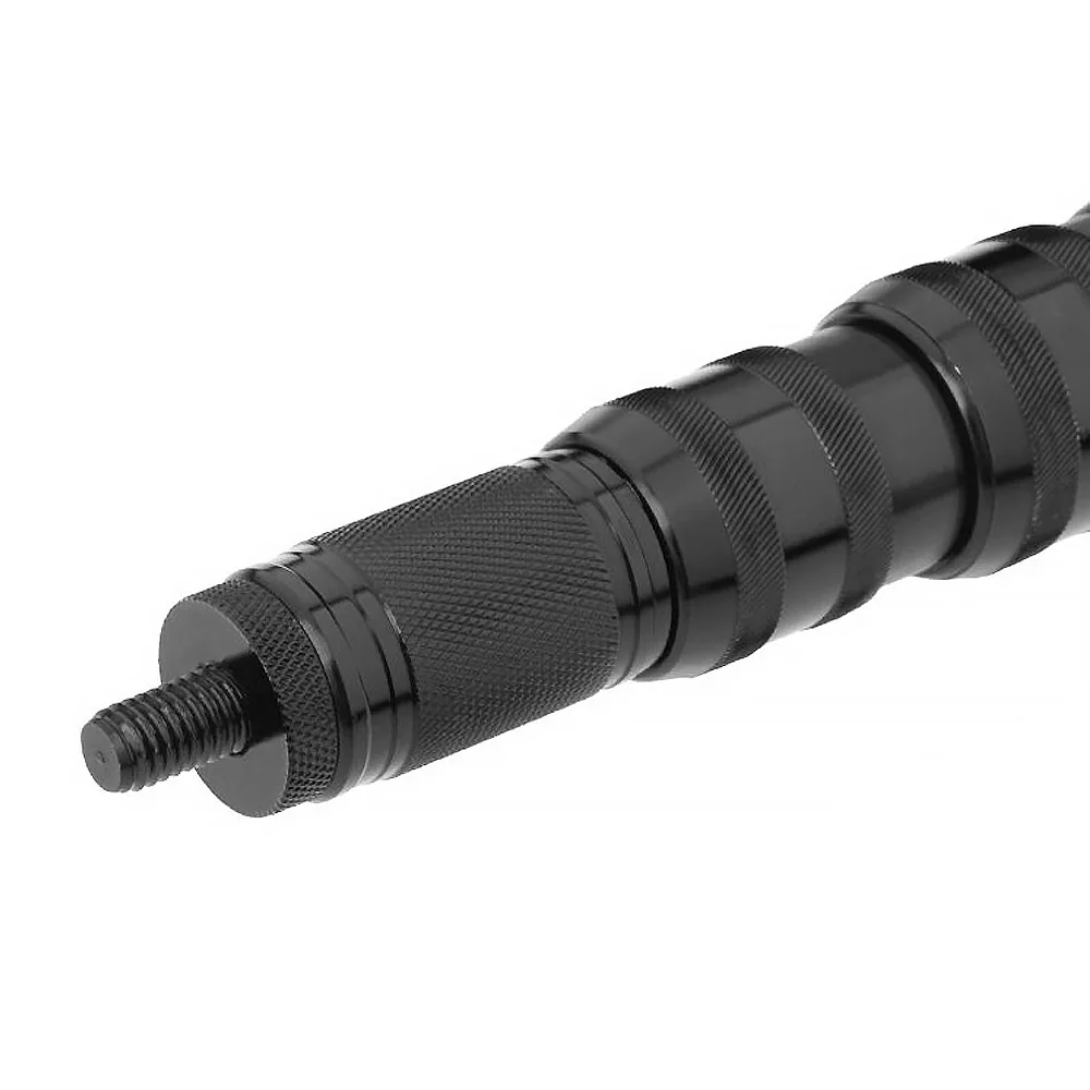 customized  carbon fiber  telescopic pole with spin lock for support pole black