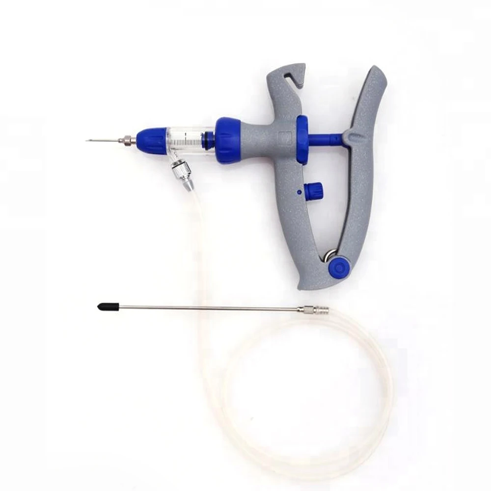 KD107 5ml Adjustable Automatic Veterinary Continuous Self Refill Livestock Syringe for Pig Sow