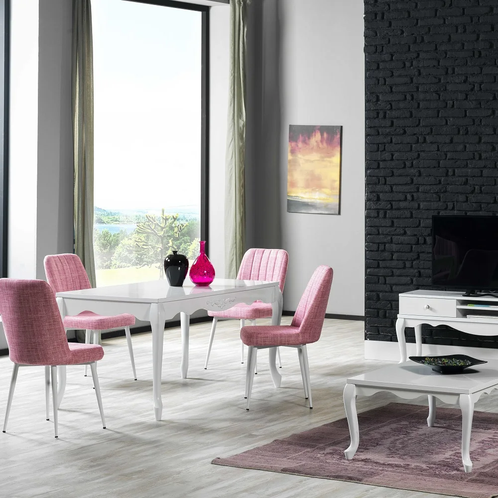 
Наборы обеденных столов для гостиной-белые наборы столов включают ТВ-стенд и журнальный столик 