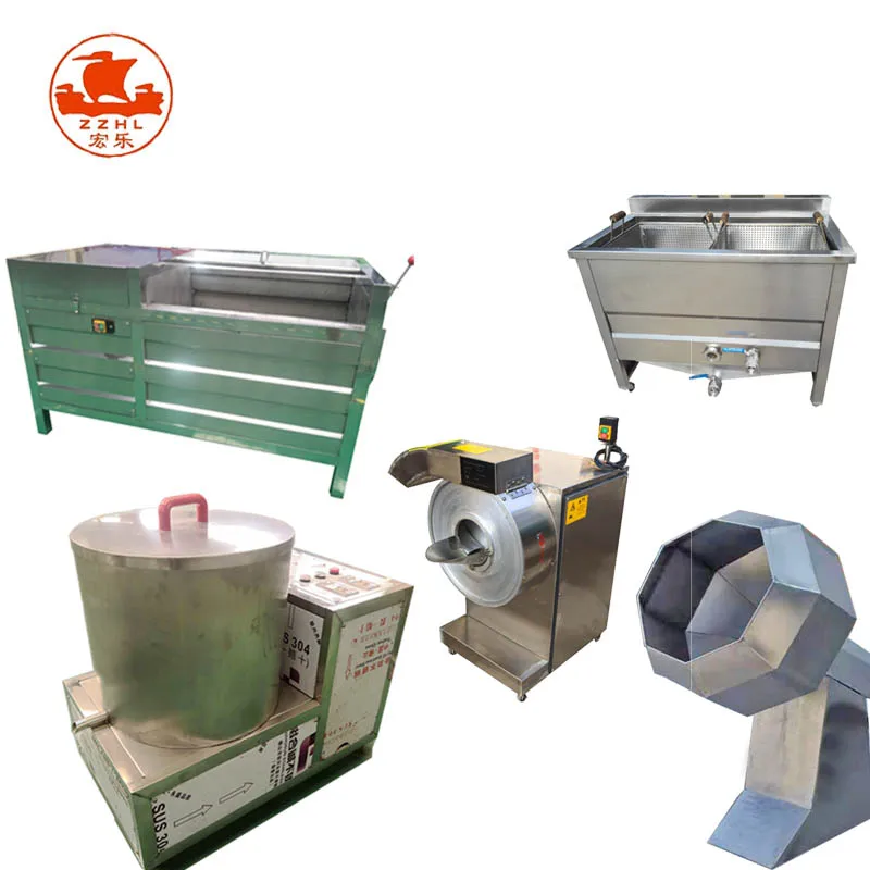 20-30kg/h Semi-automatic Frying potato chips production line
