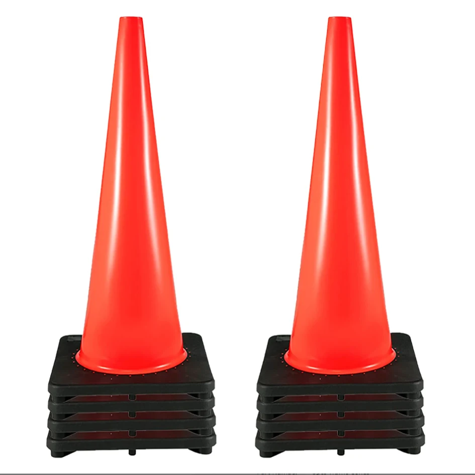 Netherlands Hot Sale Europe Standard Ce Approved Factory Price Pvc Road Traffic Cone Safety Cone With Reflective Tape