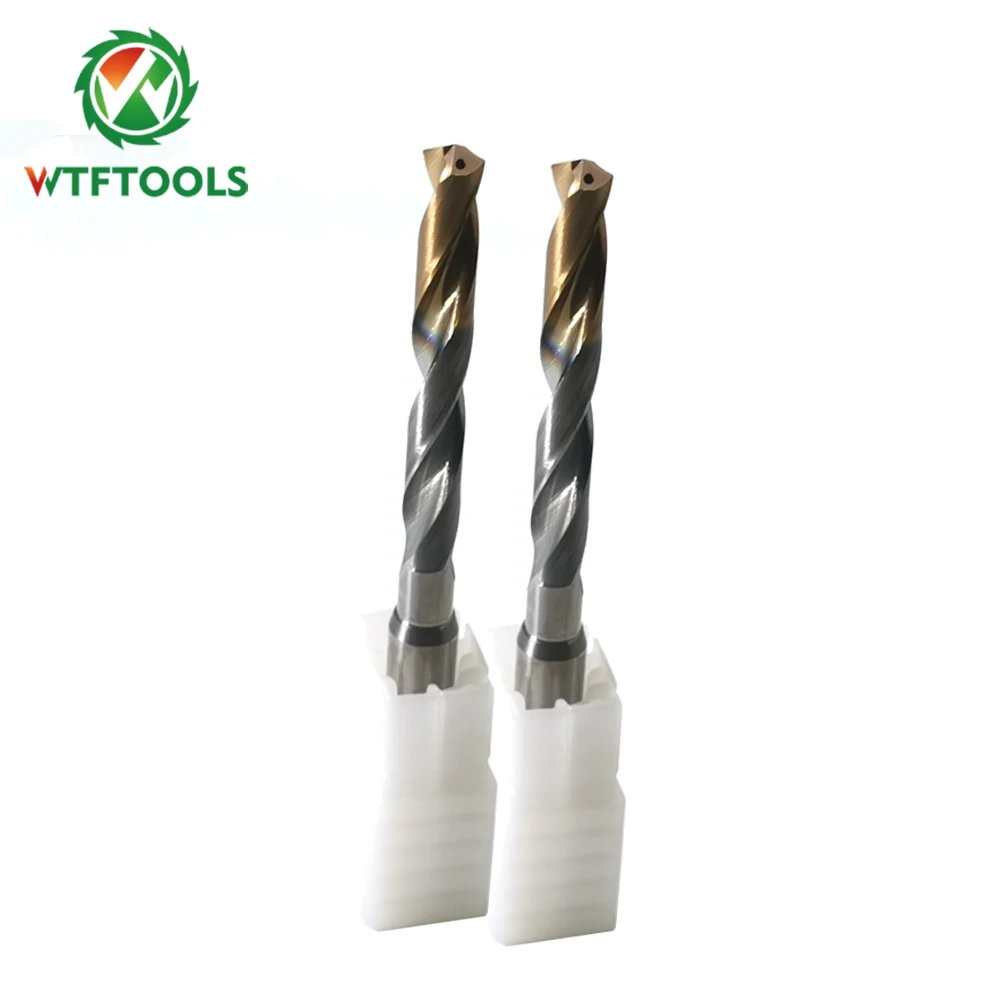 
High Efficiency 10.9mm Inner Coolant Cemented Carbide Drill Bits For Mould Steel 