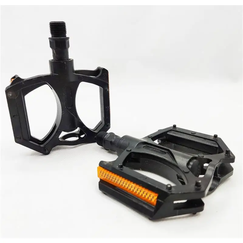 Bicycle Pedals Electric Bike Pedals Plastic Foot Pegs PP Material Folding Foot Pegs for Bike Box Black Bearing