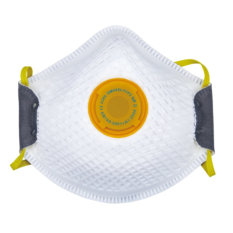 DM043V CE 149 Dura-mesh Shape Respirator Dust Masks with Valves for Indoor Outdoor