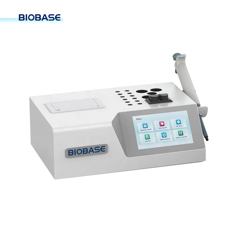 BIOBASE CHINA Blood Coagulation Analyzer 2-channel portable semi-auto coagulation Analyzer