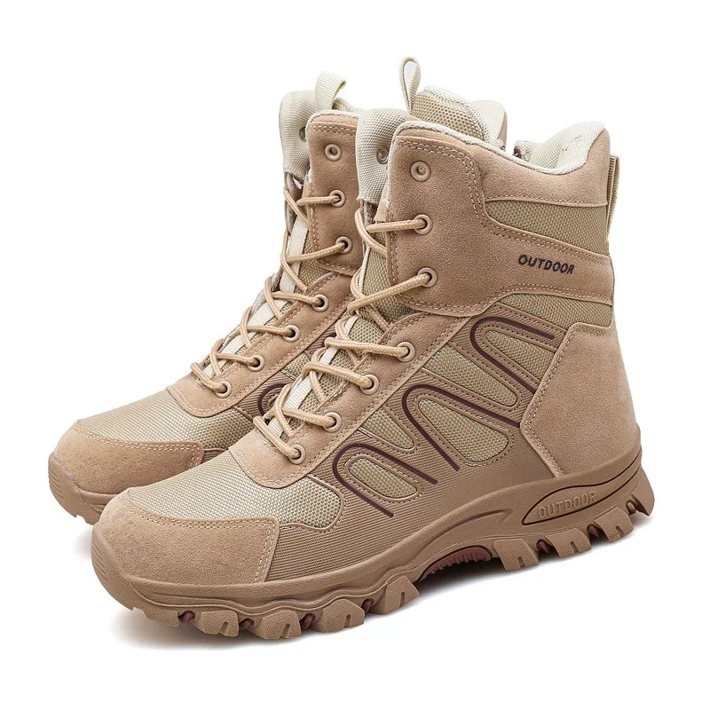 High Quality Cross-border Explosivemilitaryn High-top Military Boots Wear-resistant For Men