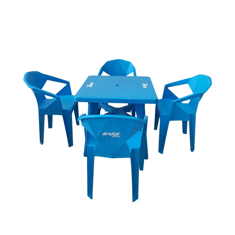 Новая модель 78 см открытый и закрытый пластиковый обеденный стол пластиковые стулья для ресторана