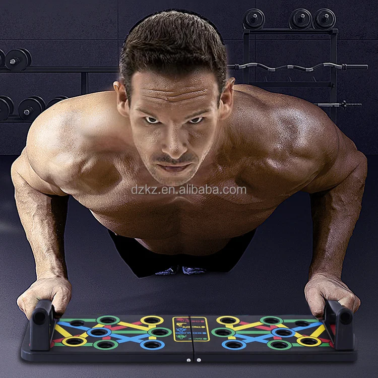 Foldable push up board new style indoor home exercise equipment push-ups plate Body Building Fitness Workout Push Up Rack