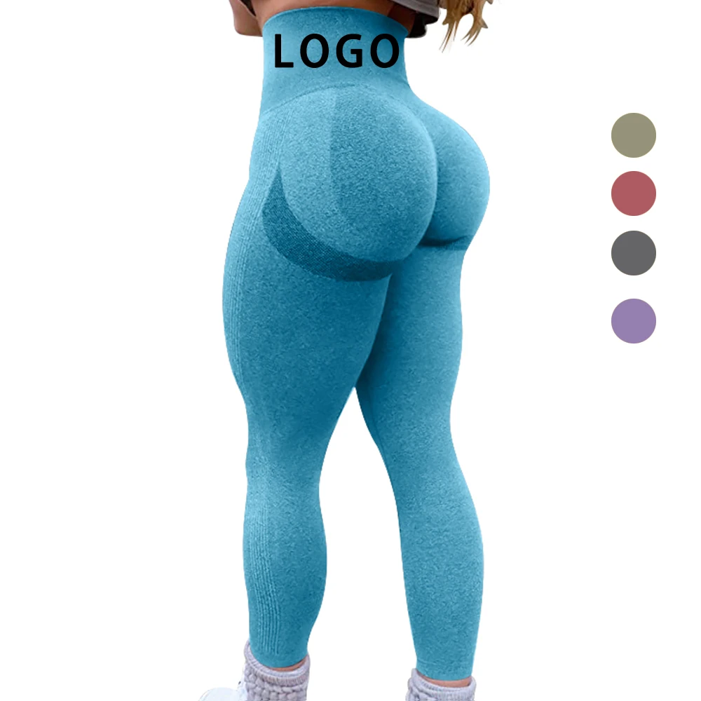 Леггинсы Спортивные бесшовные с высокой талией для занятий