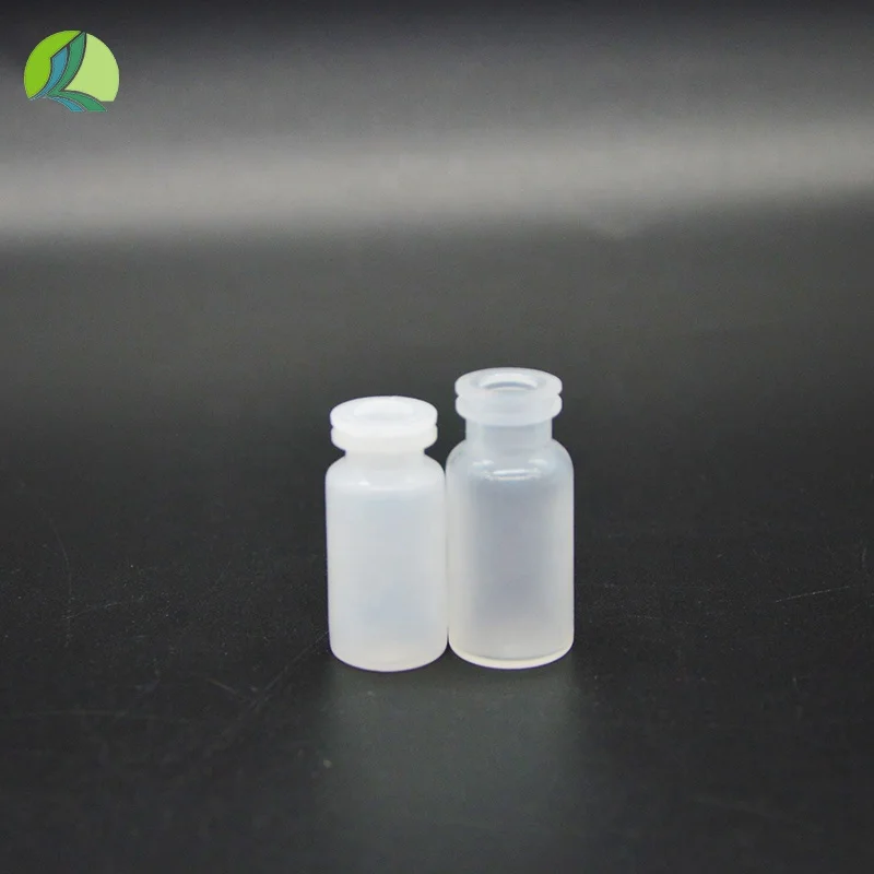 Veterinary 3ml 4ml 5ml PP E.O. Sterile Plastic Vaccine vial Medicine Liquid Bottle with Rubber Stopper and Flip Off