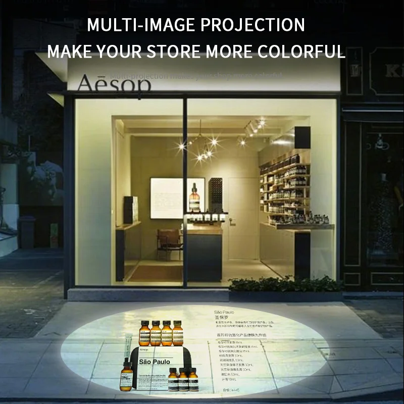 35W Indoor Multi-map Switching Customized advertising GOBO logo Projector