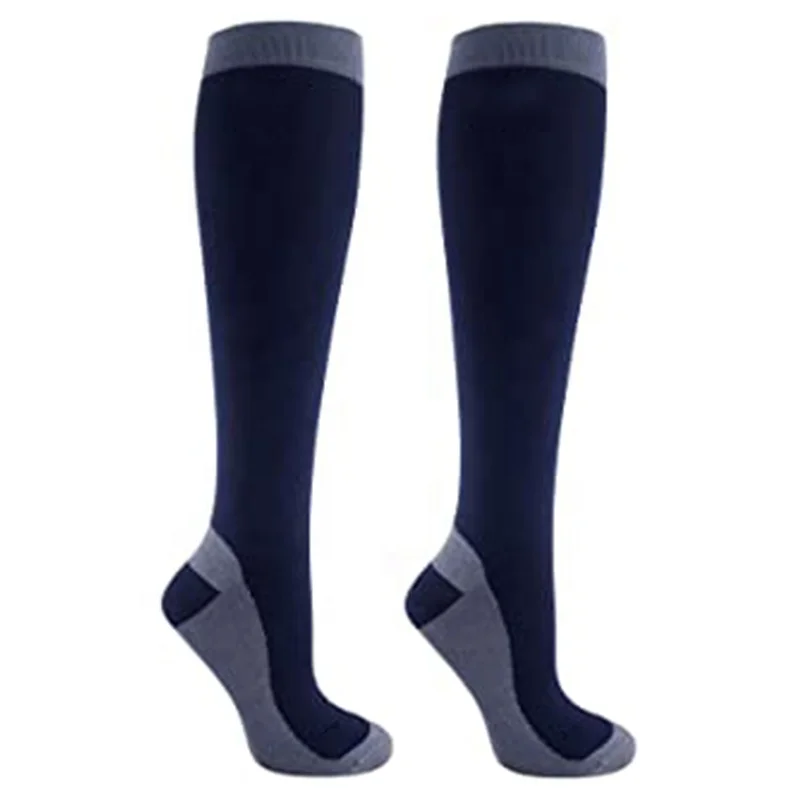 Wholesale Custom Elastic Knee High Medical Compression Socks Horse Riding Socks